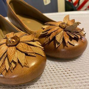 Ecco Leather Wedge Shoes in Tan - Women’s EU 40/ US 9.5